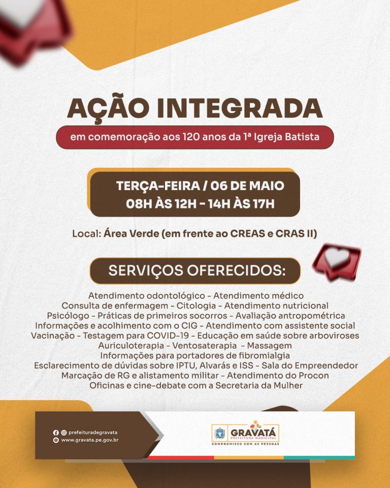A&Ccedil;&Atilde;O INTEGRADA CHEGA AO BAIRRO &Aacute;REA VERDE